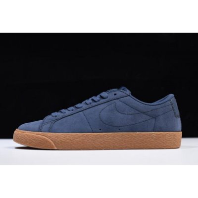 Nike Sb Zoom Blazer Low Thunder Mavi / Kahverengi Kaykay Ayakkabı Türkiye - NO9C6Y43